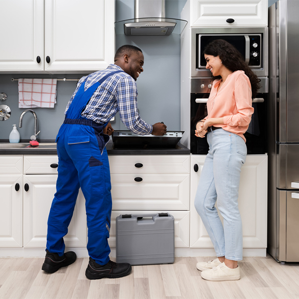 can you provide an estimate for cooktop repair before beginning any work in Heuvelton